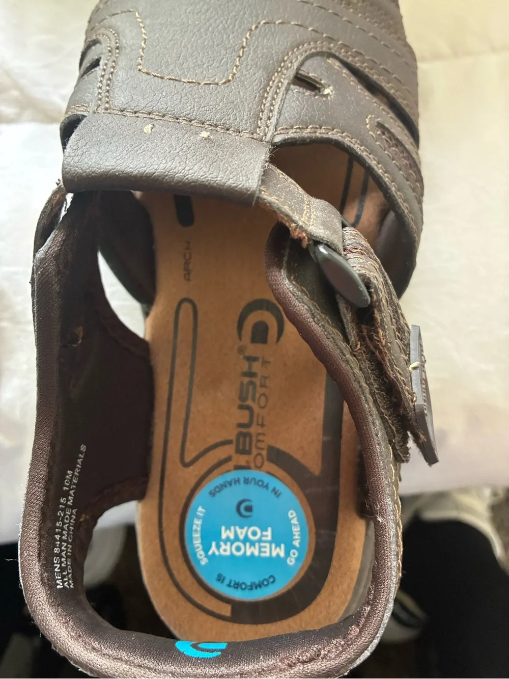 Nunn Bush Brown Men's Fisherman Sandals